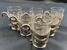 Suite de 6 verres à liqueur