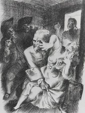 AU CAPUCIN GOURMAND BERAUD GRAVURES LIBIS 1928 LITHOGRAPHIES VELIN BROCHE