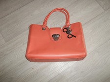 Sac PATRICE BREAL simili cuir orange grainé BE