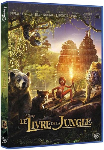 Dvd livre la jungle - livre,