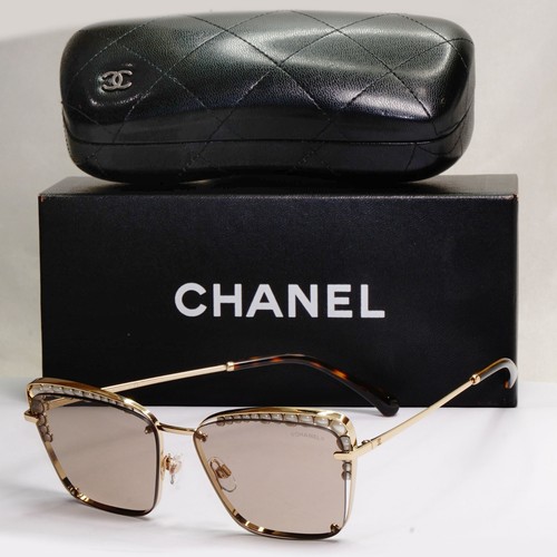 Chanel sunglasses pearl - sunglasses, gold
