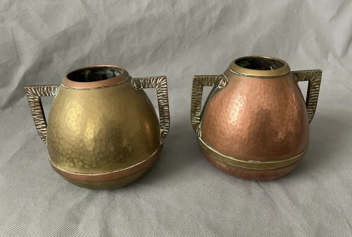 Vases martelés cuivre et - 2,