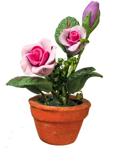 Poupées maison violet rose - rose, en