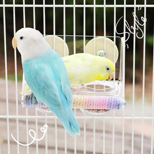 Mangeoire oiseaux pour cage - oiseaux,