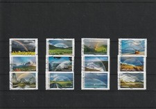 FRANCE 2023 ARC EN CIEL ENTRE CIEL TERRE SERIE COMPLETE DE 12 TIMBRES OBLITERES