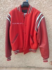 blouson teddy college US made in Michigan base ball