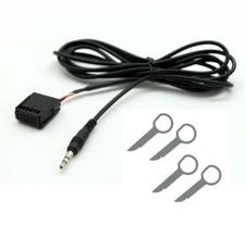 Câble Adaptateur Entrée Aux Pour Ipod MP3 + Clés Extraction Ford 6000CD