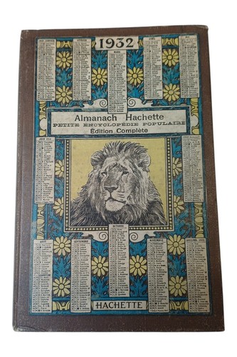 Hachette almanach 1932 petite - almanach,