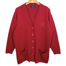 Pull Cardigan Maille Laine Uni