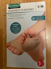 Sensiplast coussinets plantaires gel anti douleur avant pieds S/M