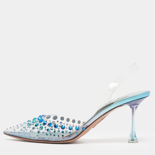 Escarpins bride pvc - bride, en