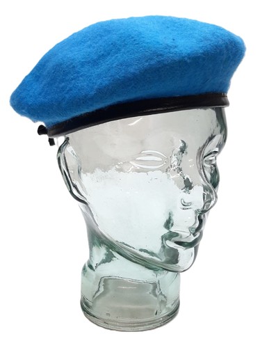 Beret laine bleu - beret, clair