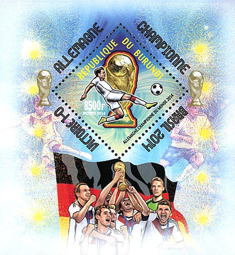 Stamps burundi 2014 imperf - 2014,