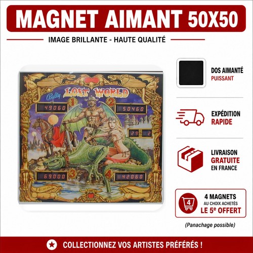 Magnet lost world pinball - magnet,