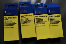 Lot de 4 cartouches génériques  550/551 pour imprimantes Canon PIXMA IP IX MX MG