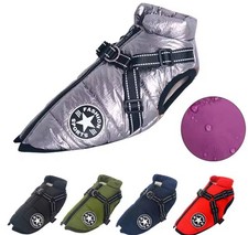 Manteau Chien Chaud Hiver Imperméable Bouledogue Ou Grand Chien Vêtement S À 5XL