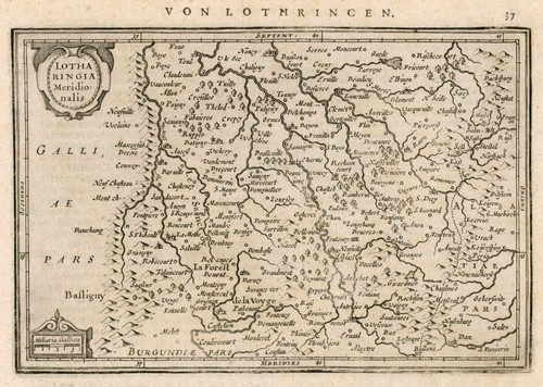 Lothringen carte ancienne - lothringen,