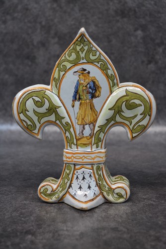 Vase quimper porquier beau - vase,