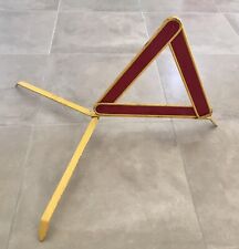 Ancien TRIANGLE SIGNALISATION Métal Vintage