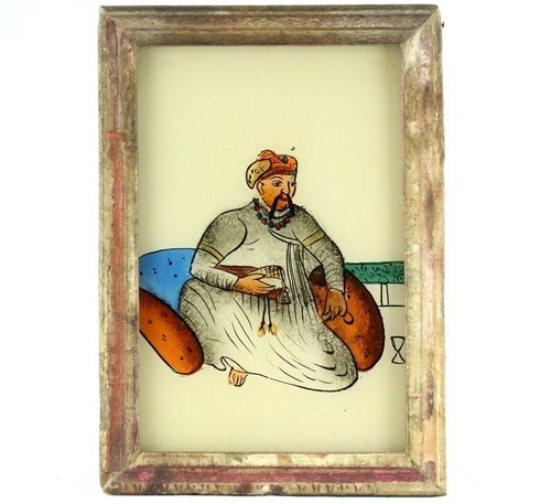 Tableau ancien sur - , verre