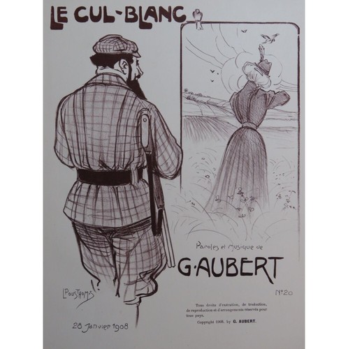 Aubert gaston cul blanc - gaston,