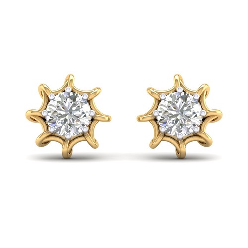 14k jaune plaqué - 14k, 0.50ct