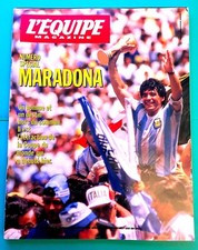 FOOTBALL L'EQUIPE MAGAZINE  NUMÉRO SPÉCIAL DIEGO MARADONA MONDIAL USA 94' RARE