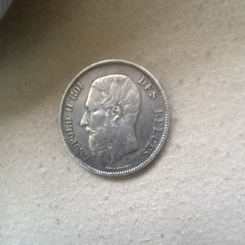 Belgique pièce francs 1870 - pièce, 5
