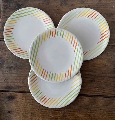 Assiettes plates vintage - 4,