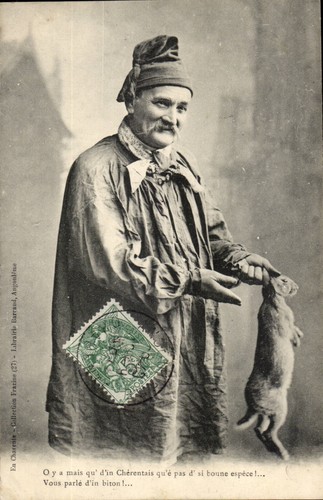 Charente homme en costume - —,