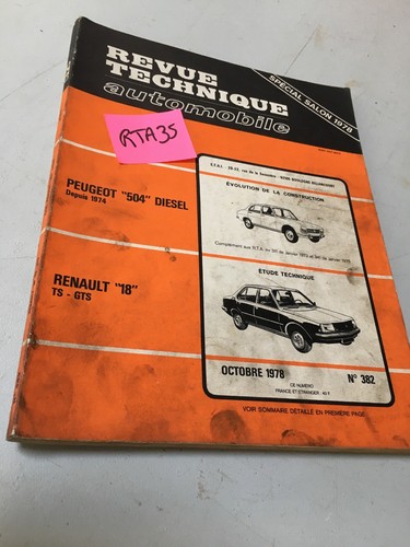 Revue technique automobile - revue,