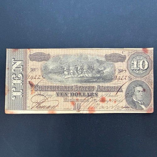 Billet confédéré - , $