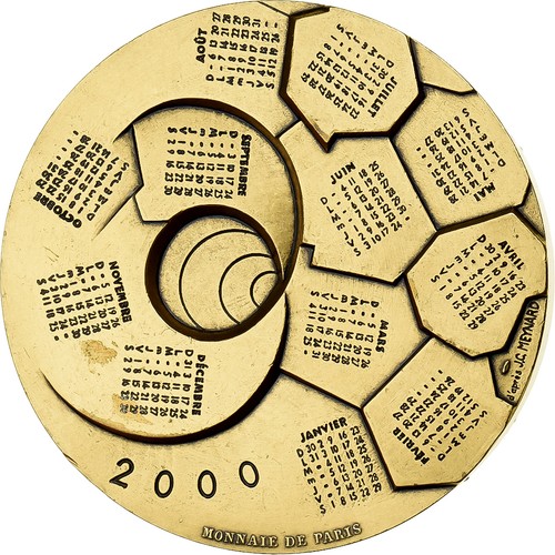 France médaille calendrier - france,,