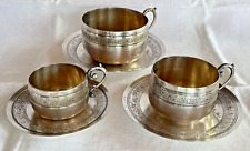 Lot de 3 tasses anciennes en