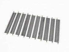 MINITRIX LOT 10 RAILS DROITS ACIER 104,2 MM. REF. 4904 / 14904 - ECHELLE N 1/160