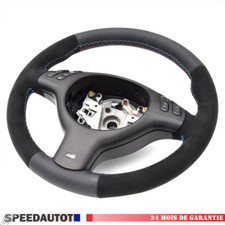 Volant cuir Alcantara aplati
