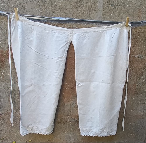 Culotte fendue ancienne - fendue, panty