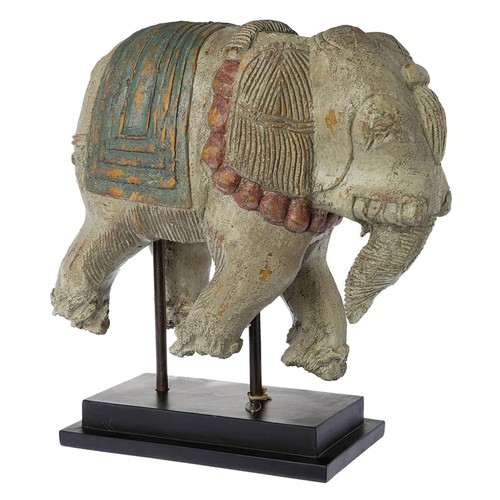 éléphant antique résine - Éléphant, en