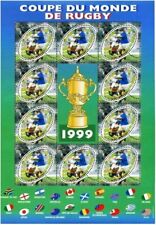 France Bloc feuillet BF 26 Coupe du monde Rugby 1999