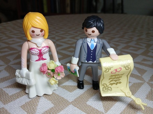 Mariage playmobil couple de - -,