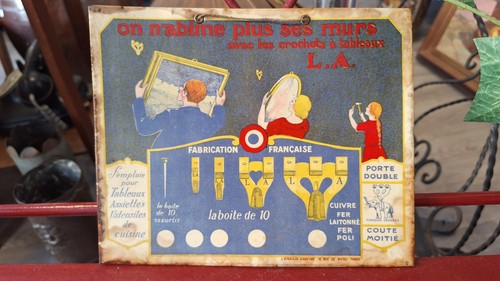 Ancienne tôle publicitaire - ancienne,
