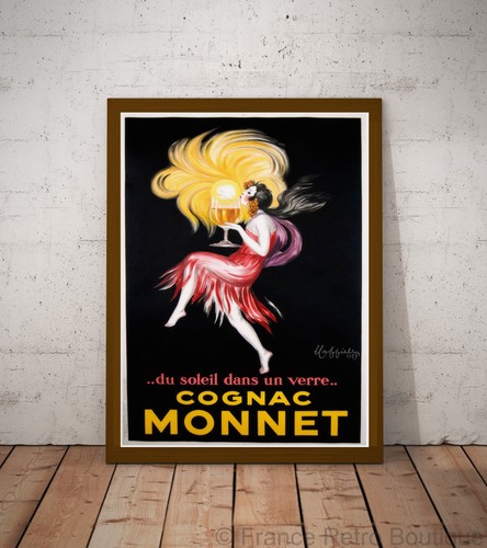 Poster affiche cognac - cognac, monnet