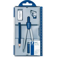 Compas - Scolaire - Coffret avec mine, attache-compas, gomme, crayon - Staedtler
