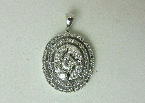 Nouveau pendentif blanc - pendentif, or