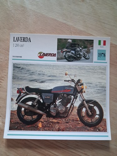 Laverda 1200 1978 fiche carte