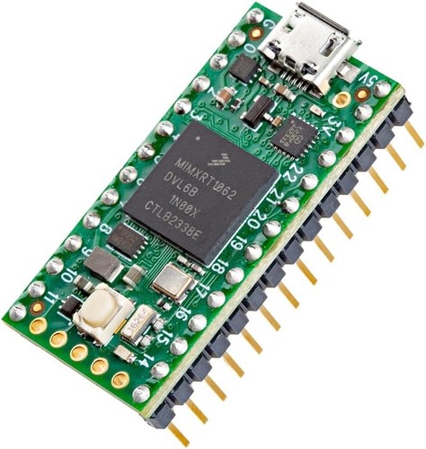 Teensy avec pins soudés - pins,