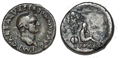 Vespasien denier ivdaea 70 - denier, +70