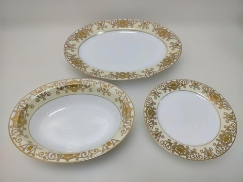 Lot assiettes ovales - de,