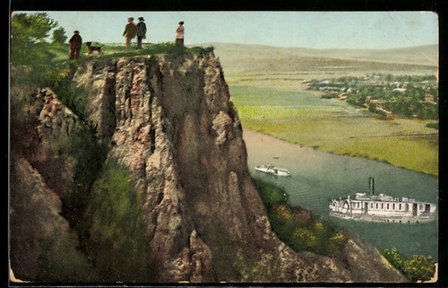 Carte postale kiev - kiev,, falaise