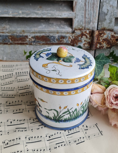 Ancien pot tabac couvercle - ,